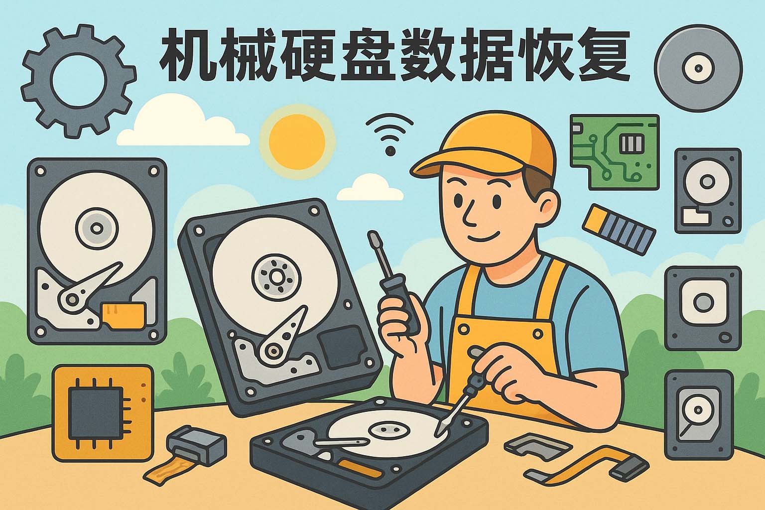 机械硬盘数据恢复方法简介