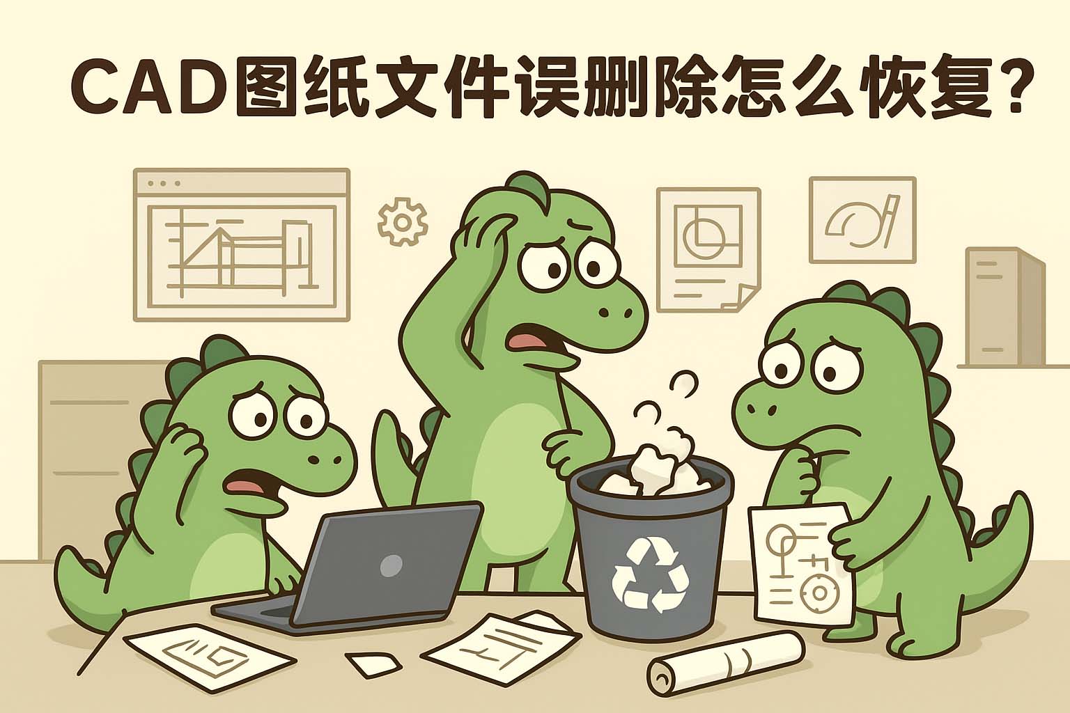 CAD图纸文件误删除怎么恢复?