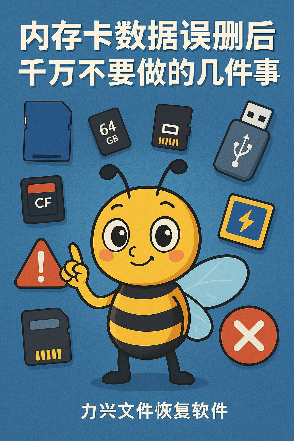 内存卡数据误删后千万不要做的几件事