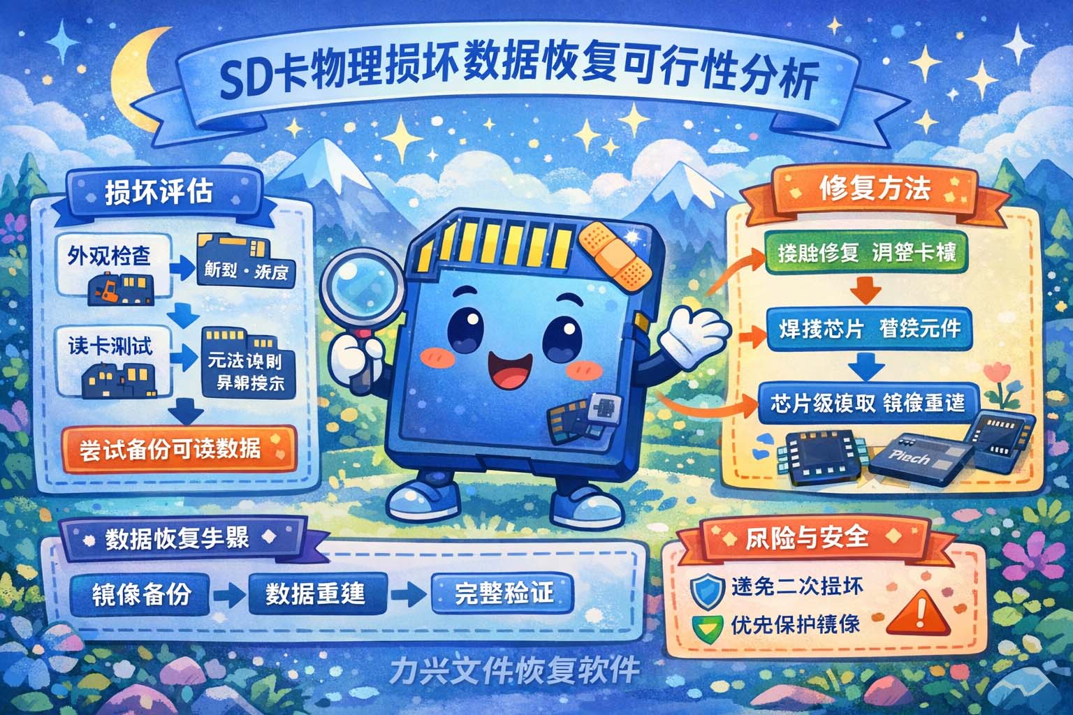 SD卡物理损坏数据恢复可行性分析