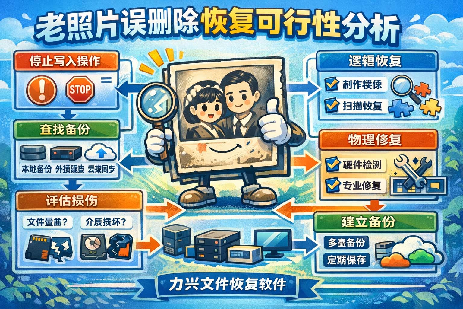 老照片误删除恢复可行性分析