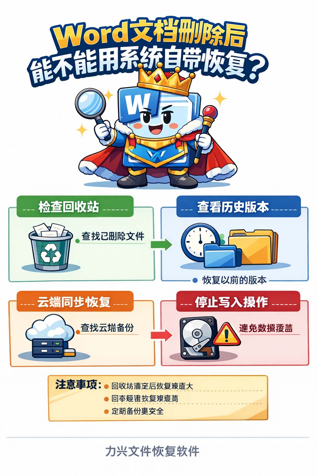 Word文档删除后能不能用系统自带恢复?