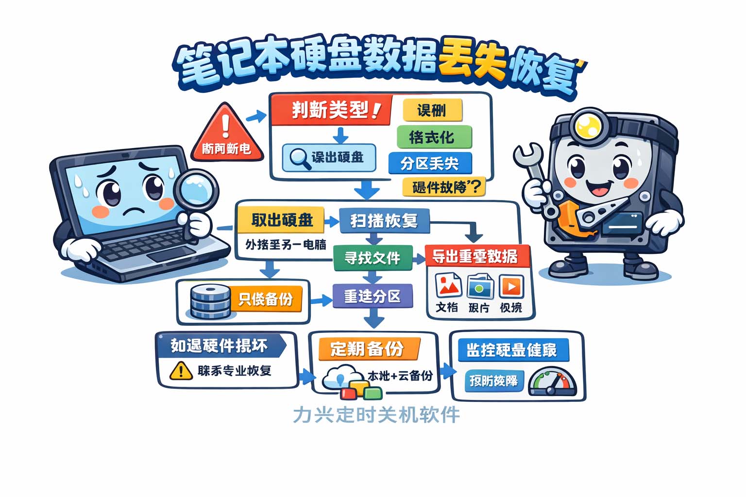 笔记本硬盘数据丢失恢复指南