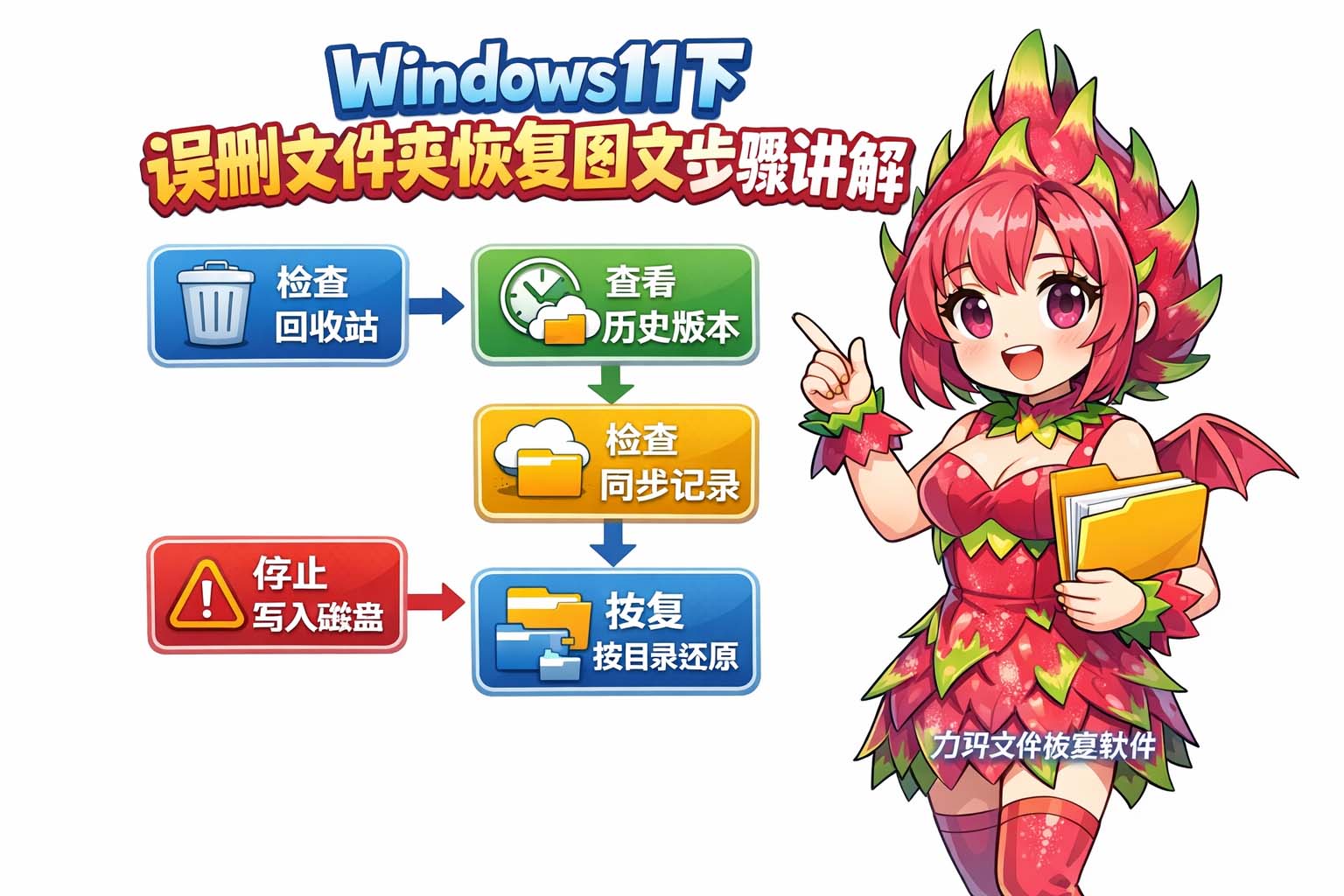 Windows11下误删文件夹恢复图文步骤讲解