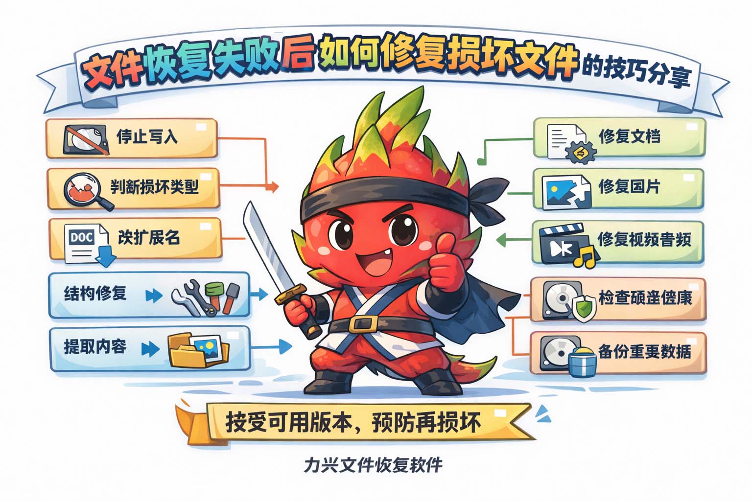 文件恢复失败后如何修复损坏文件的技巧分享